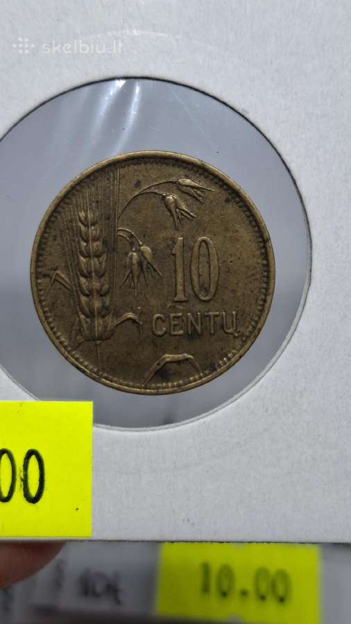 Lietuva 1925 m. 10 centų - nuotraukos Nr. 2