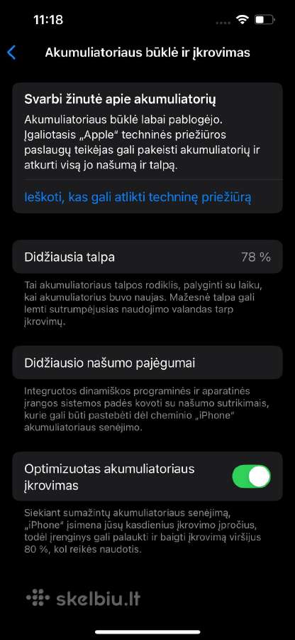 iPhone 13 128gb Blue - nuotraukos Nr. 12