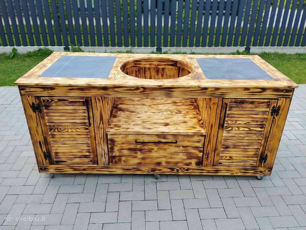 Stalai kamado kepsninems - nuotraukos Nr. 12