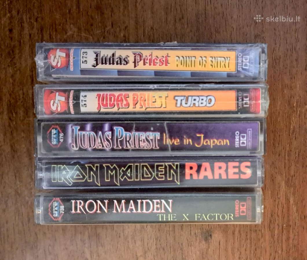 Judas Priest and Iron Maiden kasetės - nuotraukos Nr. 2