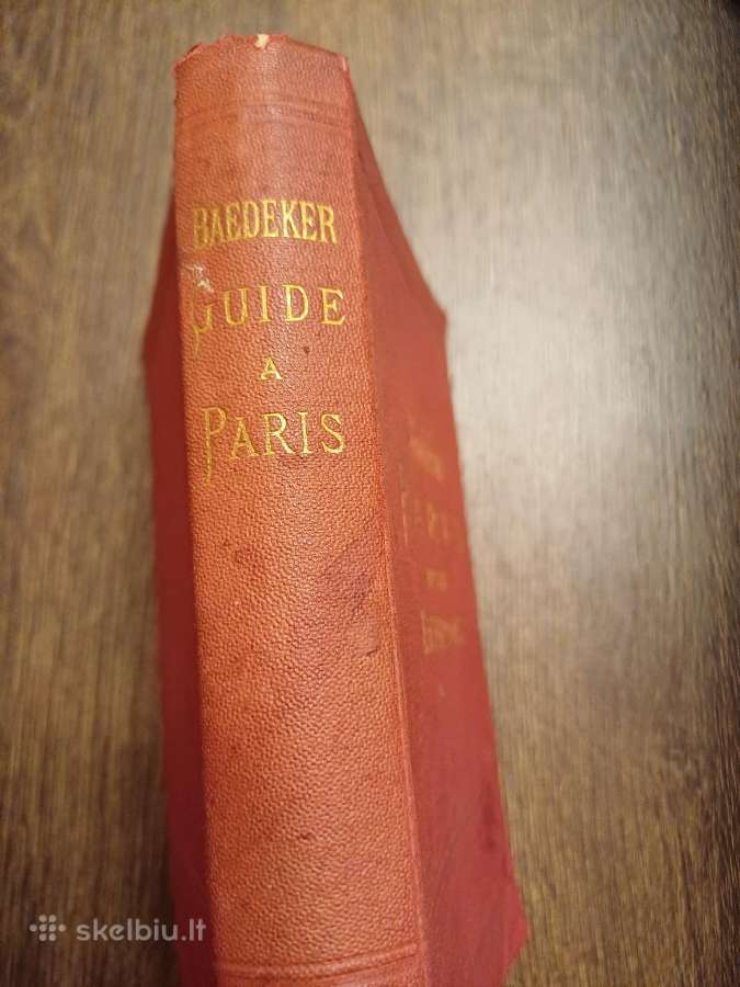Parduodu knyga,kelioniu gidas,1894m.paris - nuotraukos Nr. 23