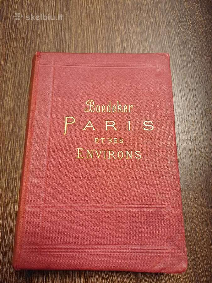 Parduodu knyga,kelioniu gidas,1894m.paris