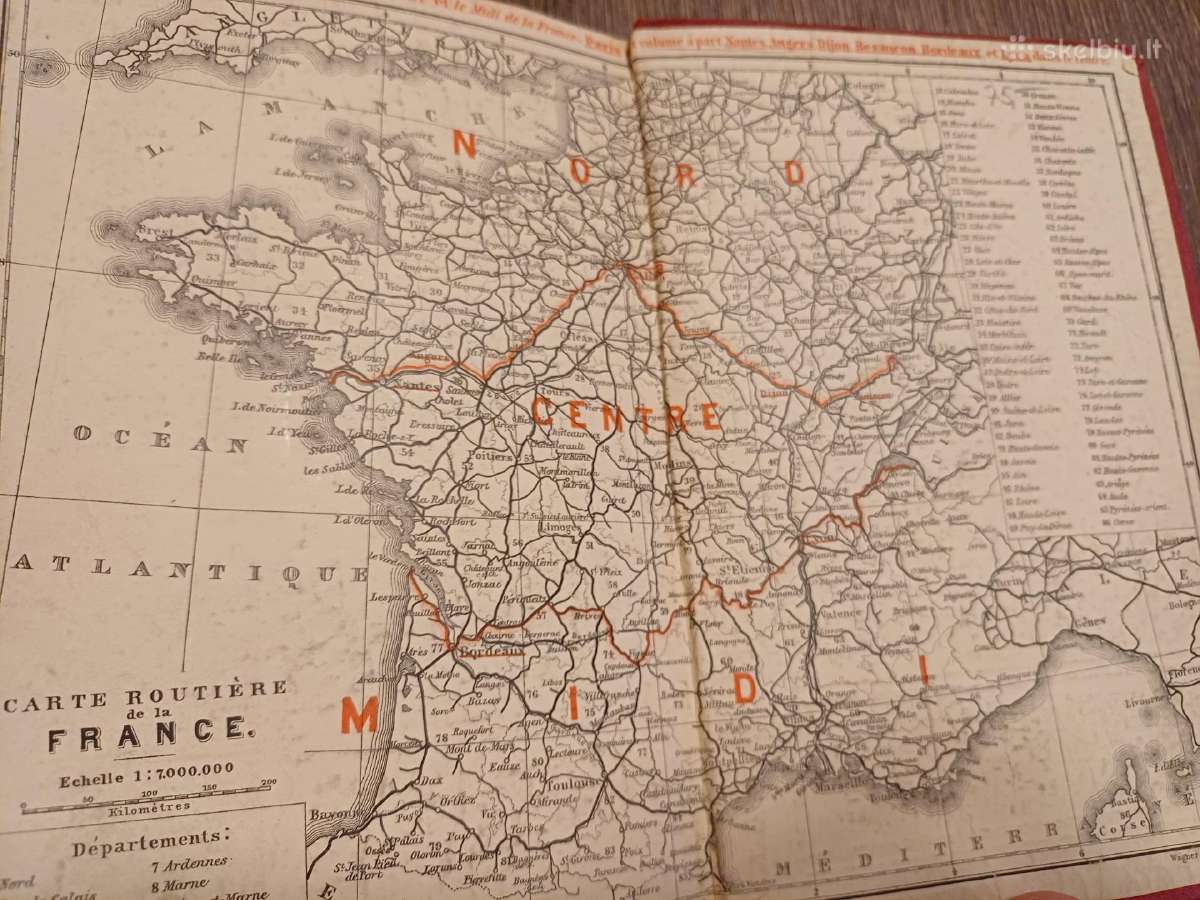 Parduodu knyga,kelioniu gidas,1894m.paris - nuotraukos Nr. 3