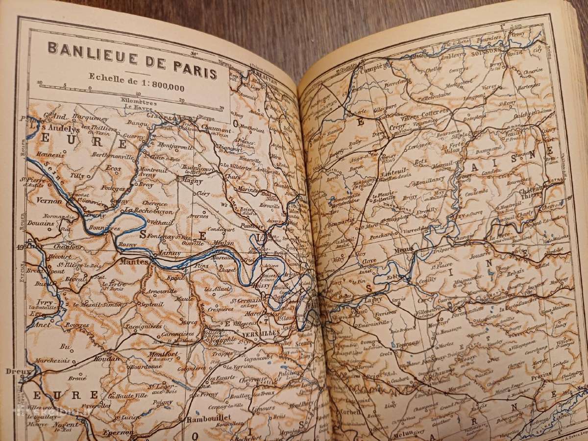 Parduodu knyga,kelioniu gidas,1894m.paris - nuotraukos Nr. 5
