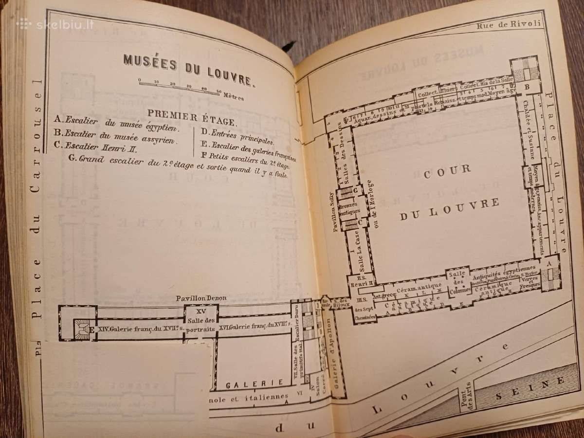 Parduodu knyga,kelioniu gidas,1894m.paris - nuotraukos Nr. 18