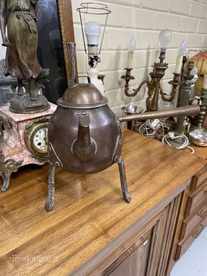 Antikvarinis švediškas varinis virdulys