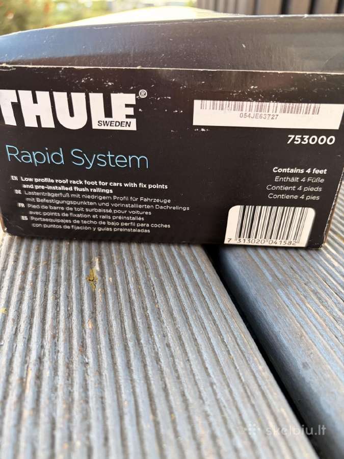 Thule stogo griebtuvai