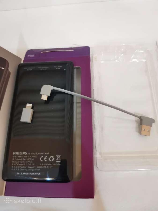 Philips 10000mah Power Bank, for iPhone. Siunčiu. - nuotraukos Nr. 6