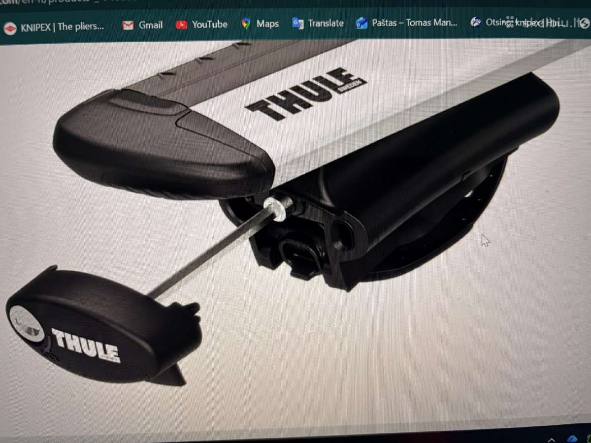 Thule stogo griebtuvai thule kodas 710800 - nuotraukos Nr. 5