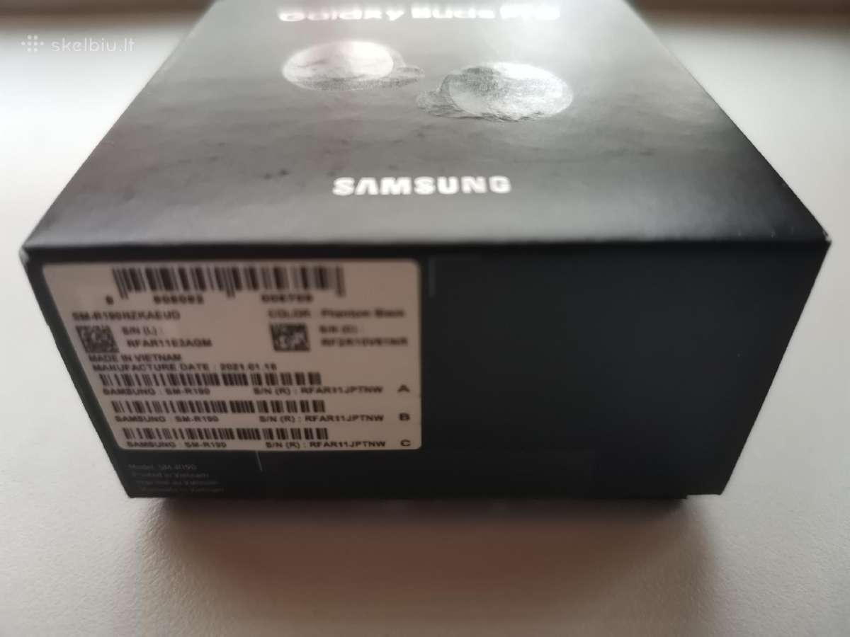 Samsung Galaxy Buds Pro,dežutė su priedais.siunčiu - nuotraukos Nr. 3