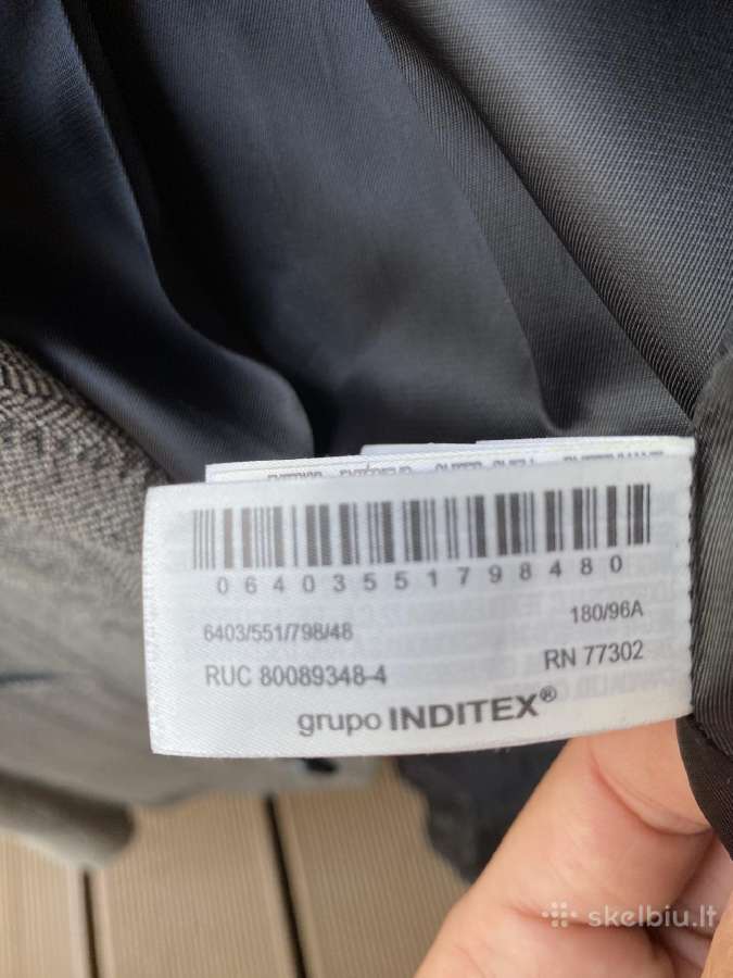 Vyriškas švarkas Zara Origins 6403/551 48 dydžio - nuotraukos Nr. 9