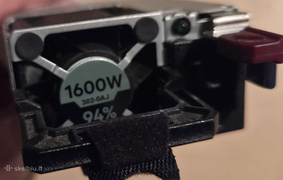 Psu 1400w 1600w tinka Hp G9, G10, G11 serveriams - nuotraukos Nr. 2