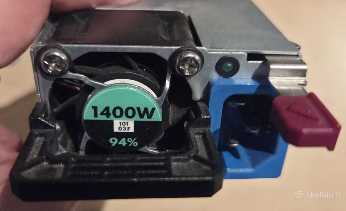 Psu 1400w 1600w tinka Hp G9, G10, G11 serveriams - nuotraukos Nr. 5