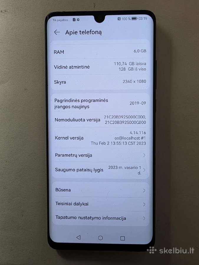 Huawei P30 pro 128 GB 6 GB RAM geros bukles - nuotraukos Nr. 4