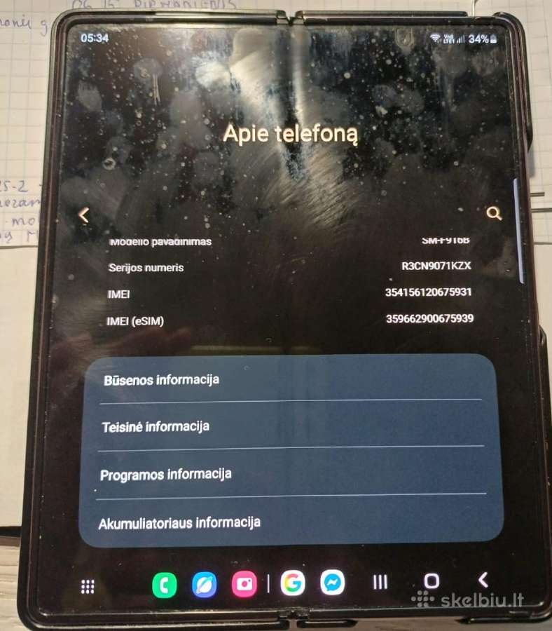 Samsung Galaxy Fold 2 256gb - nuotraukos Nr. 3