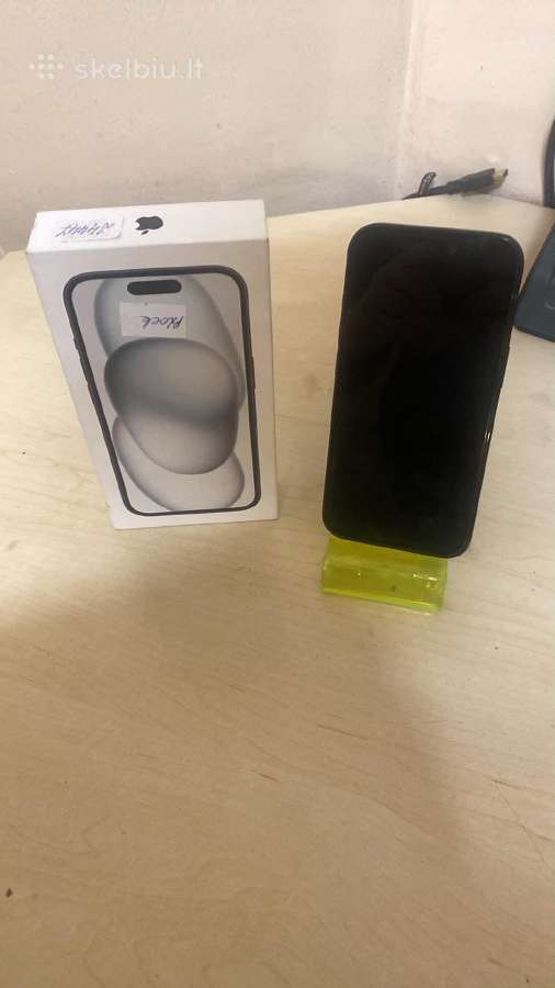 Parduodu iPhone 15 su deze 128gb blokuotas