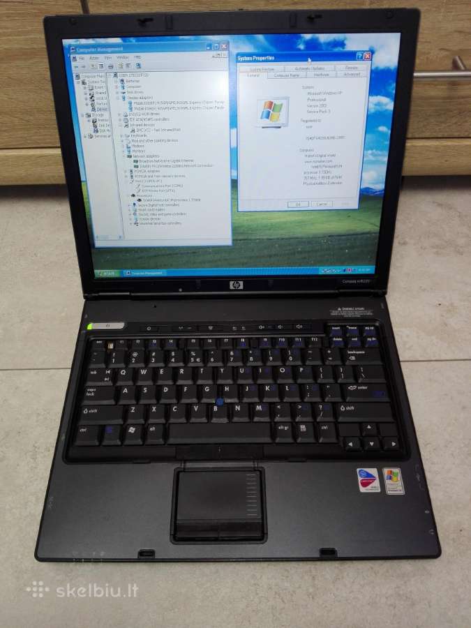 Hp su Windows Xp ir Com portu