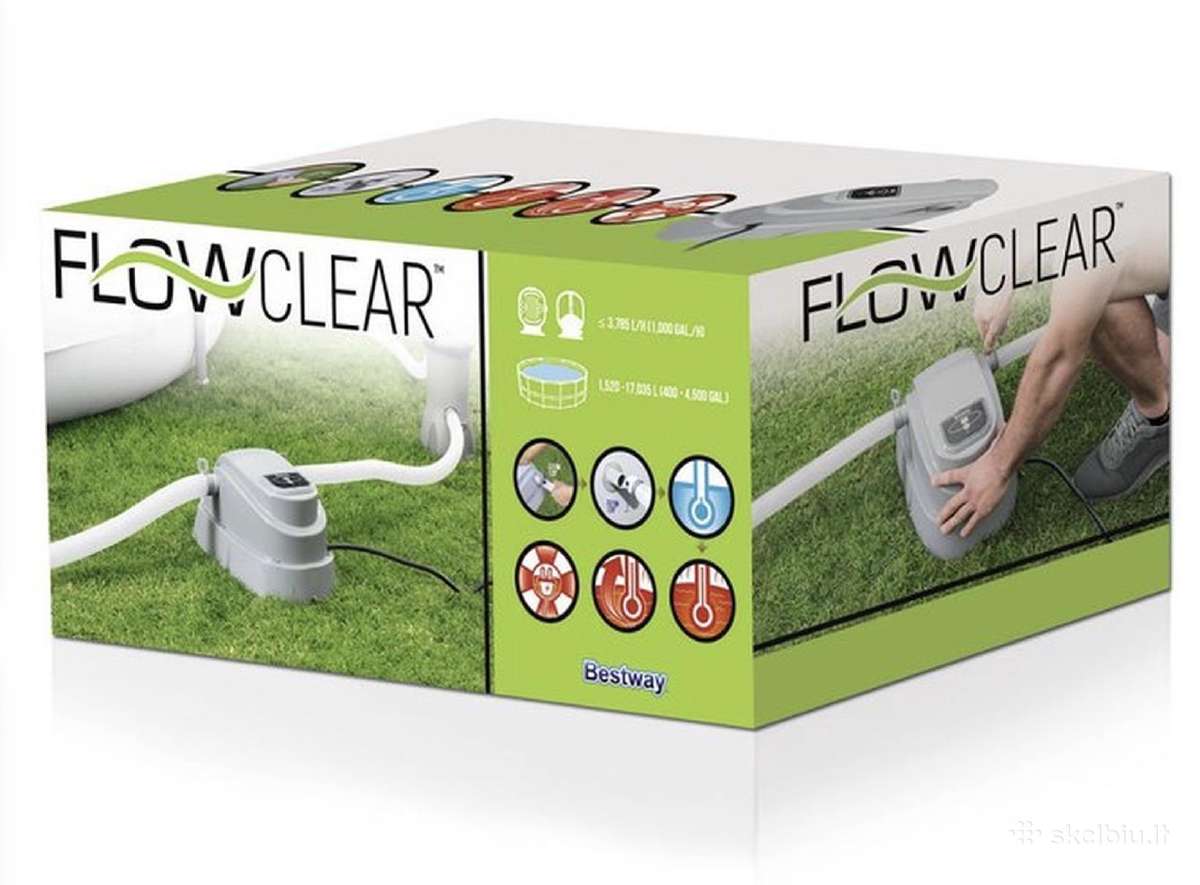 Karkasinio baseino šildytuvas Flowclear #58259