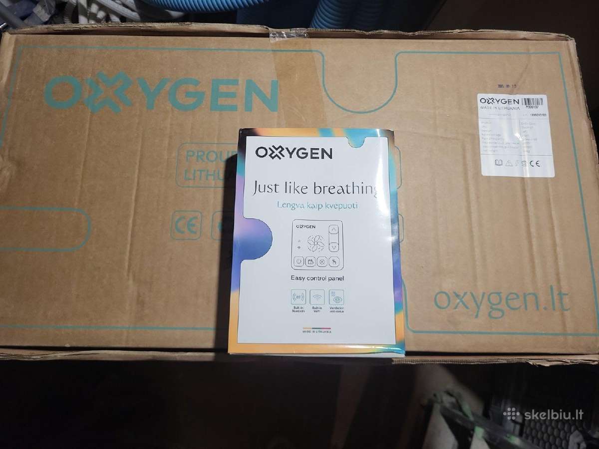 Rekuperatorius Oxygen Easy C200 Kairinis