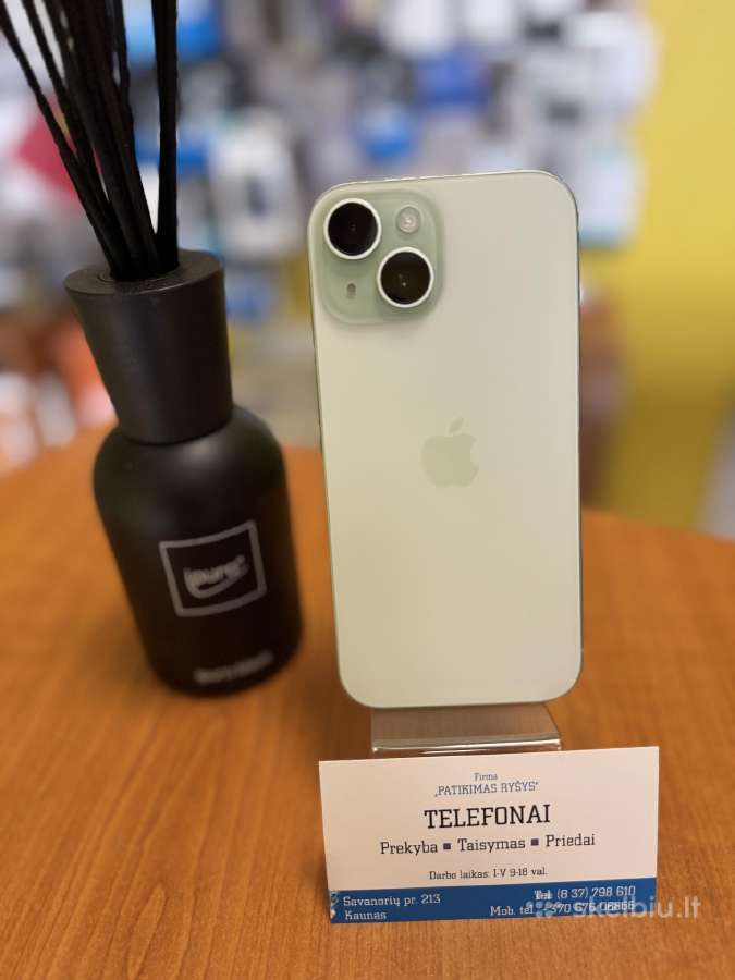 iPhone 15 Green 128gb Su Garantija