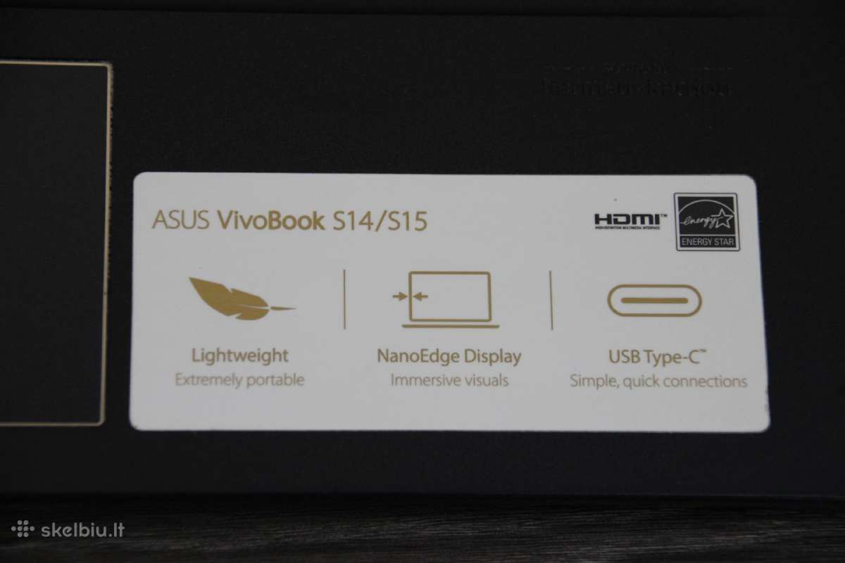 Asus Vivobook Fhd Ryzen 5 512gb nvme - nuotraukos Nr. 3