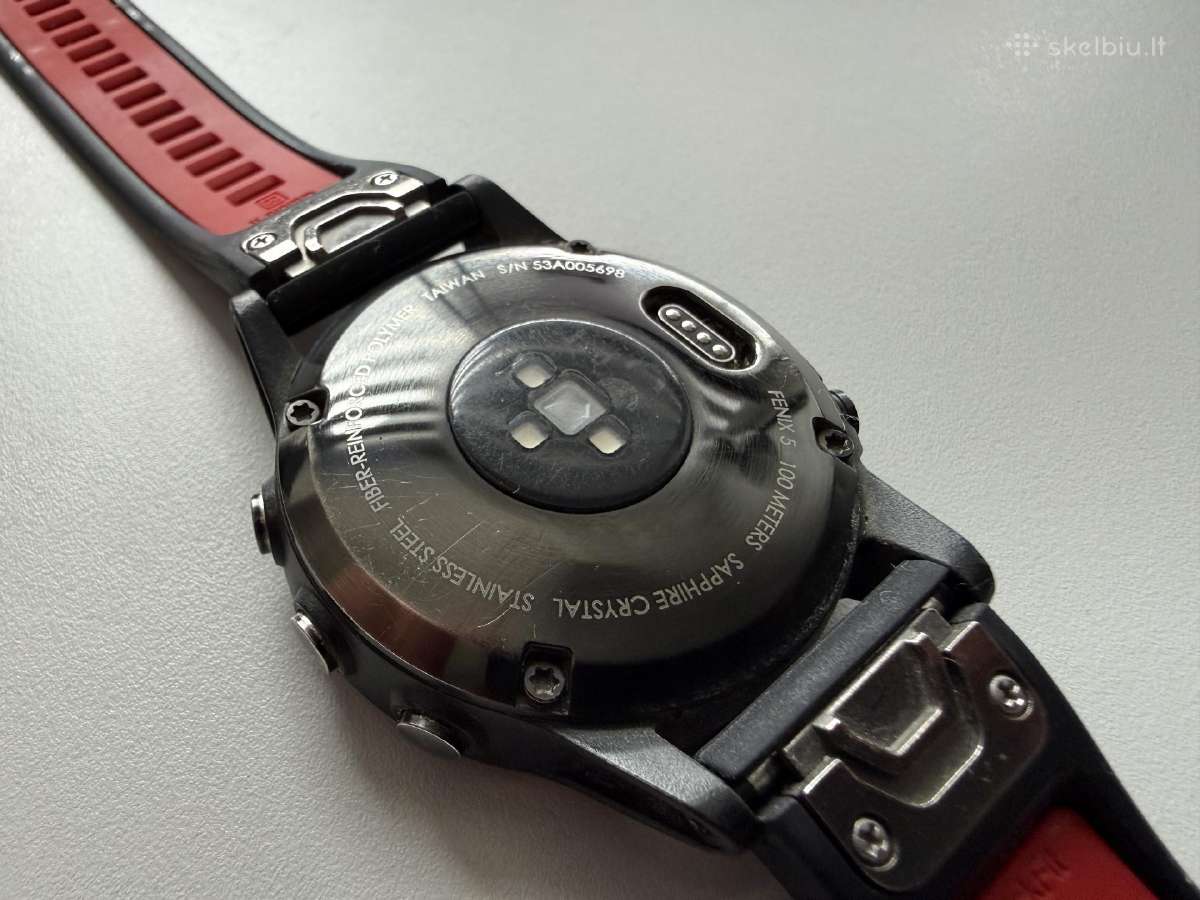 Garmin Fenix 5 Sapphire - nuotraukos Nr. 4