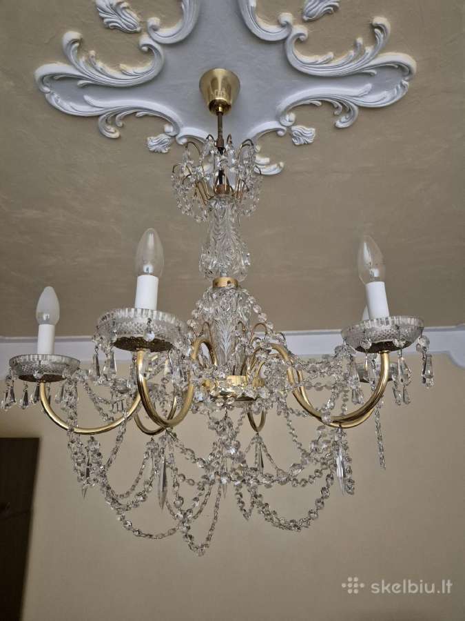 Čekiško krištolo sietynas - nuotraukos Nr. 3