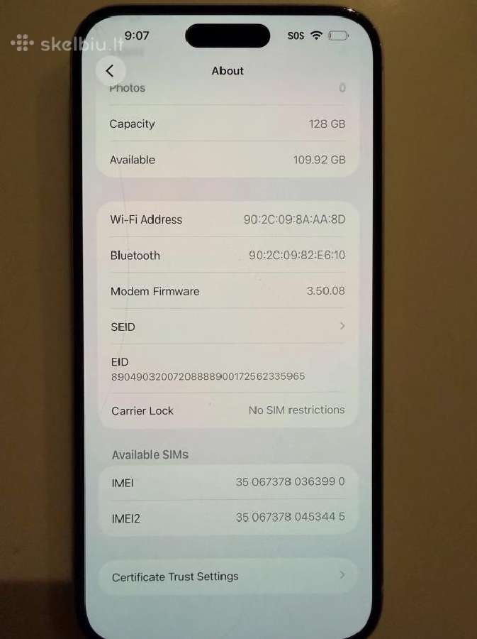iPhone 15