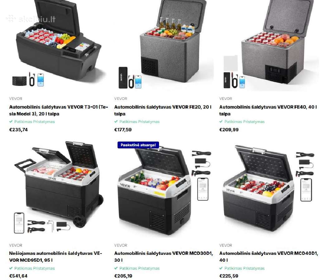 Nauji automobiliniai kompresoriniai šaldytuvai - nuotraukos Nr. 2