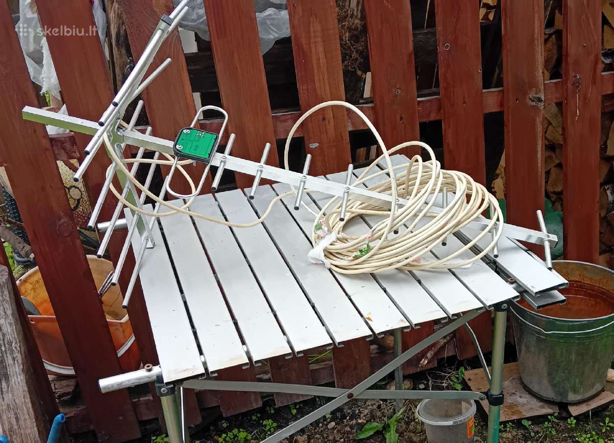 TV Antena su visais priedais