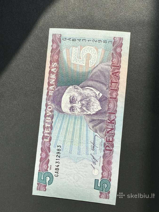Brangiai Perku Lietuviškus Banknotus Ir Monetas - nuotraukos Nr. 2