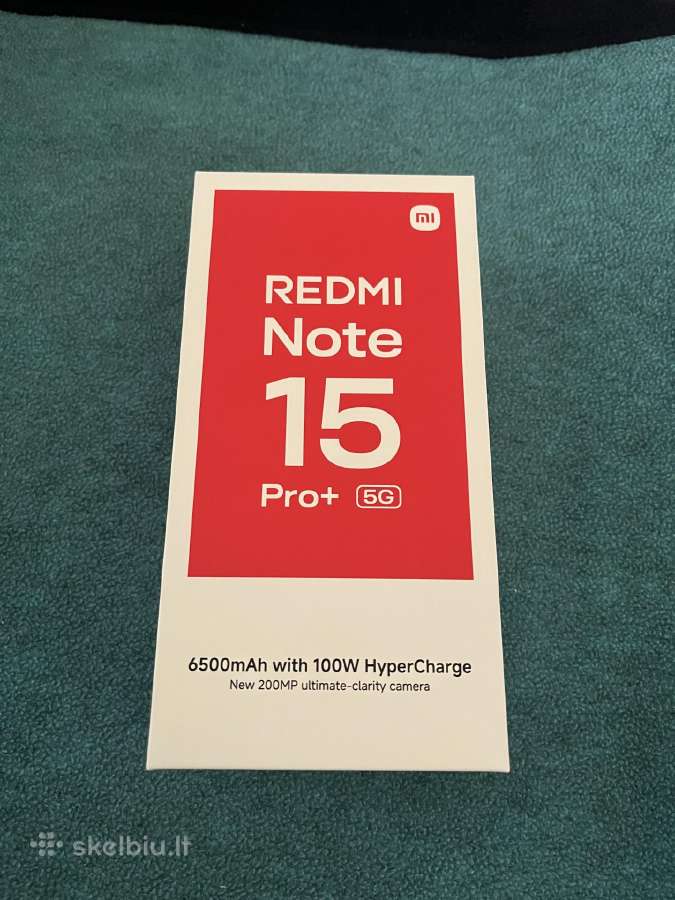 Naujas Xiaomi Redmi Note 15 Pro+ 5G 256gb - nuotraukos Nr. 6