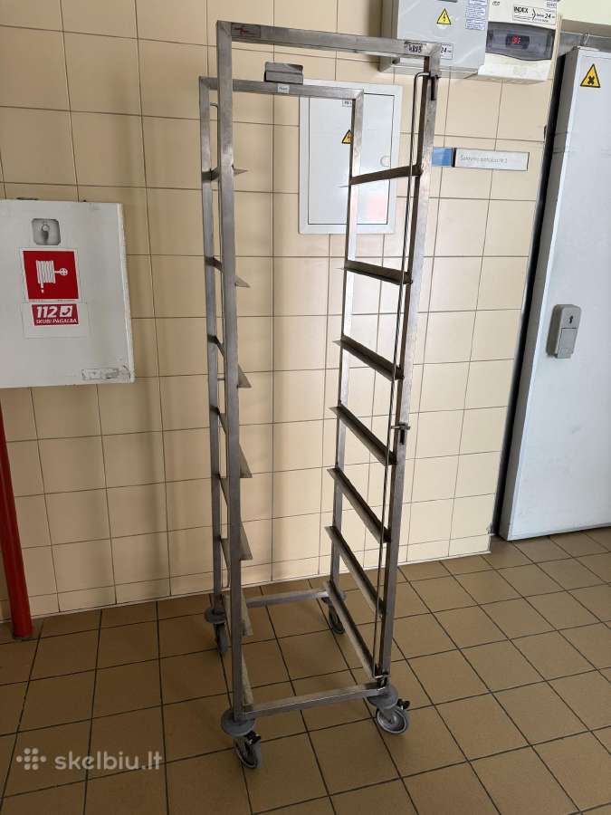 Nerūdijančio plieno transportavimo vežimėliai