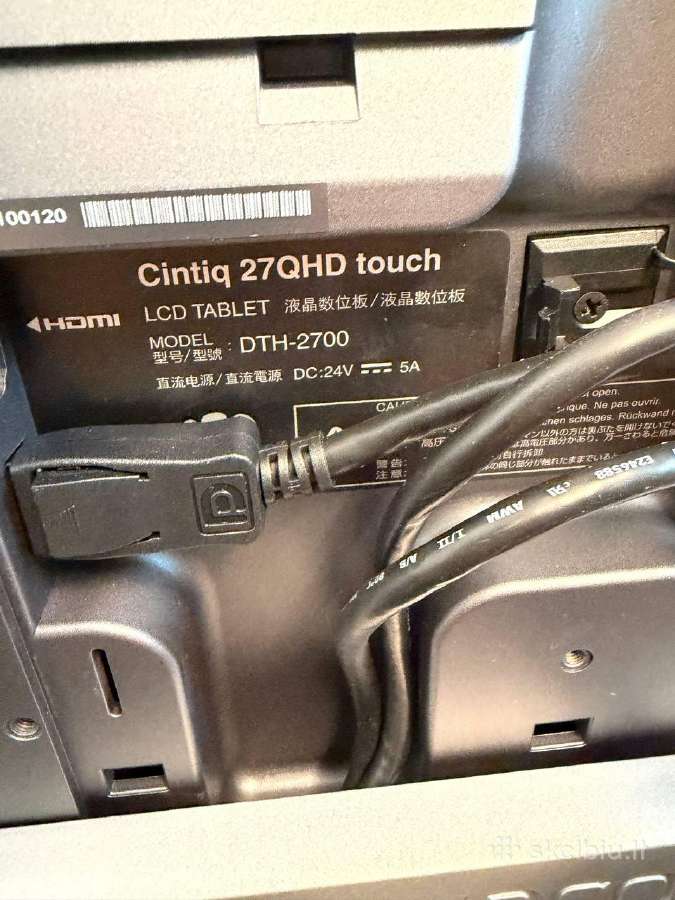 Parduodama Wacom Cintiq 27qhd Dth-2700 + Ergostand - nuotraukos Nr. 2