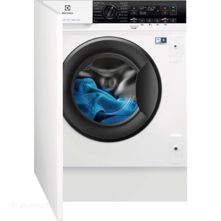 Įmontuojama skalbimo mašina - džiovyklė Electrolux