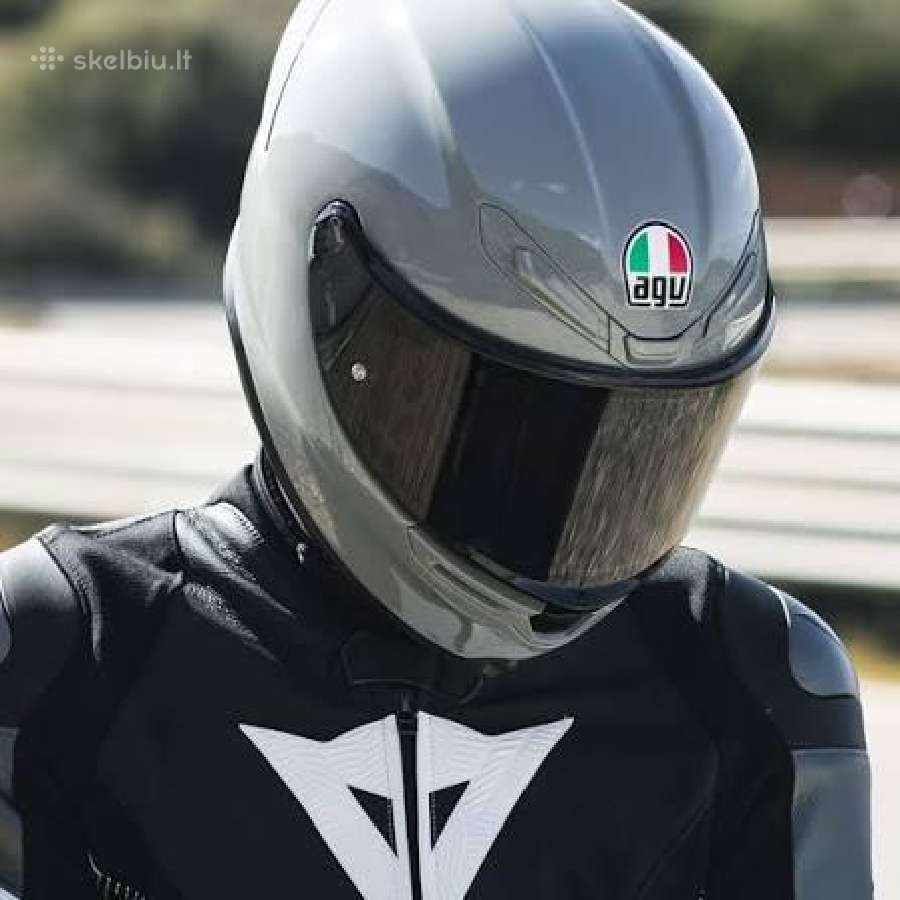 Agv K6/k6s juodas tamsintas stikliukas