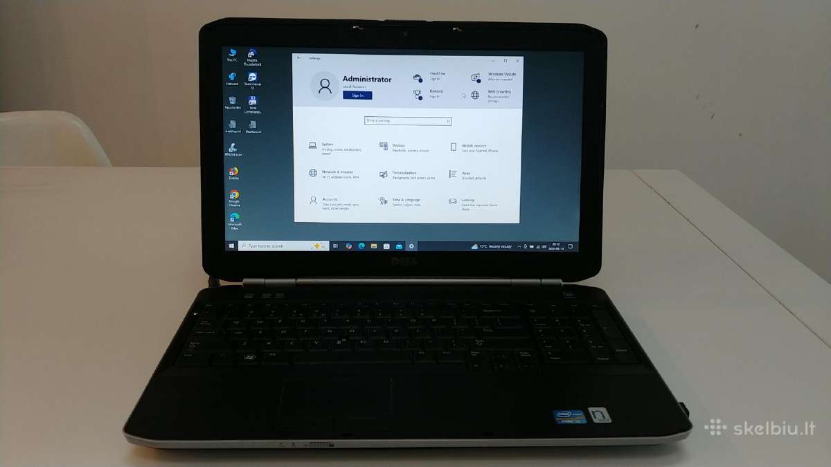 Dell Latitude E5520 2.1ghz 4gb 320gb HDD 15.6" - nuotraukos Nr. 2
