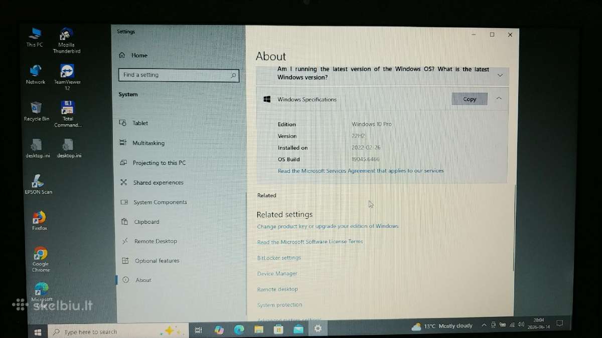 Dell Latitude E5520 2.1ghz 4gb 320gb HDD 15.6" - nuotraukos Nr. 8