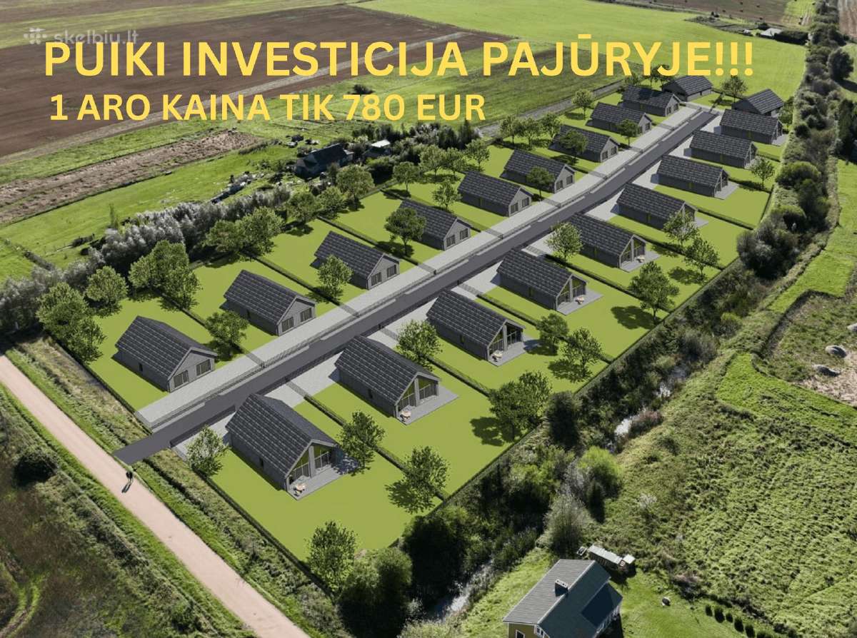Augančios vertės namų valdos sklypai Letūkų k.