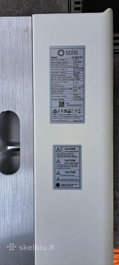 Saulės elektinės inverteris - nuotraukos Nr. 2