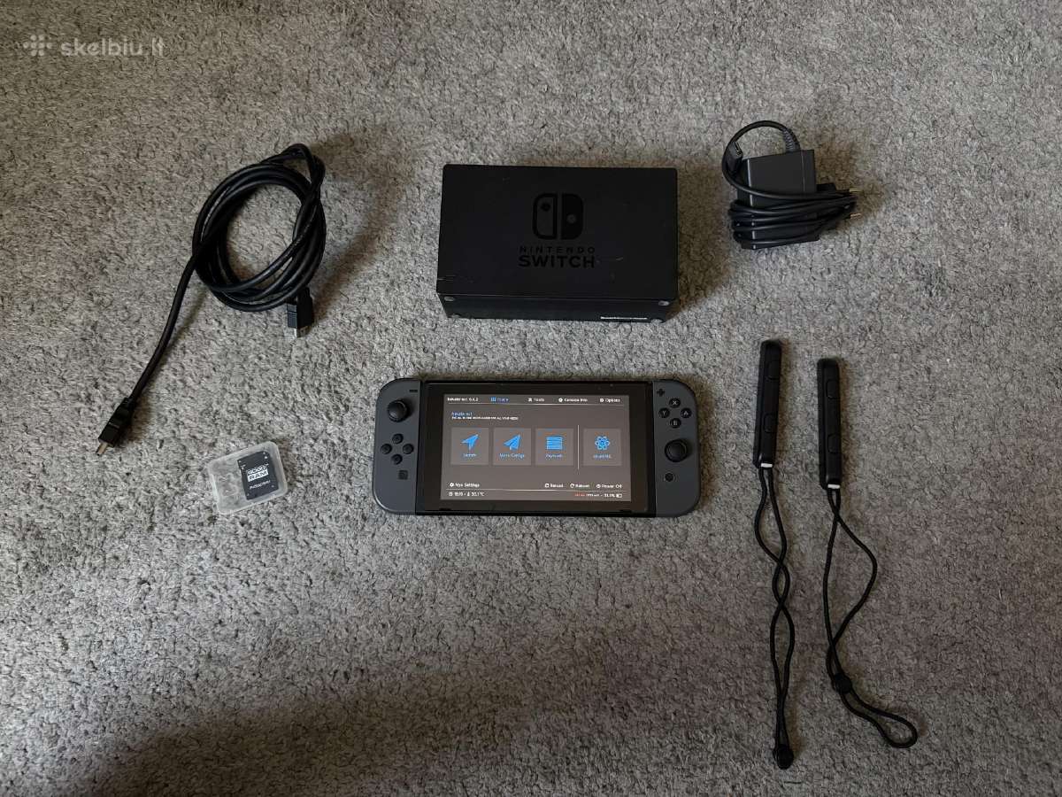 Nintendo switch atrištas