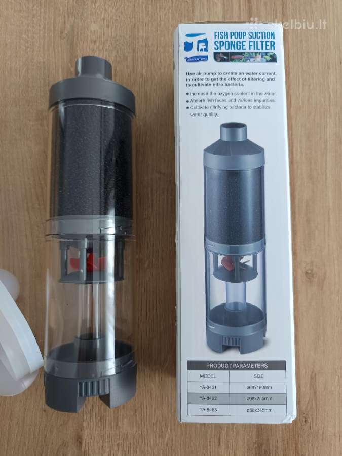 Akvariumo filtras 3 in1 Naujas - nuotraukos Nr. 2
