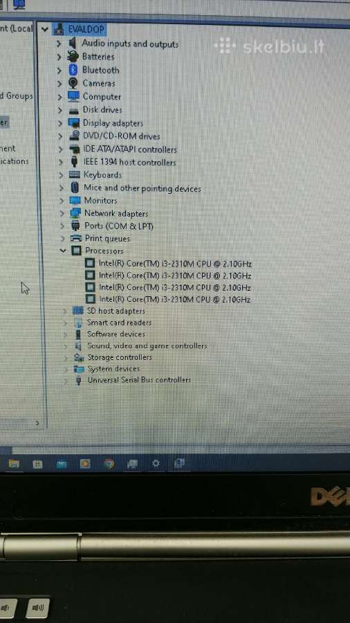 Dell Latitude E5520 2.1ghz 4gb 320gb HDD 15.6" - nuotraukos Nr. 6