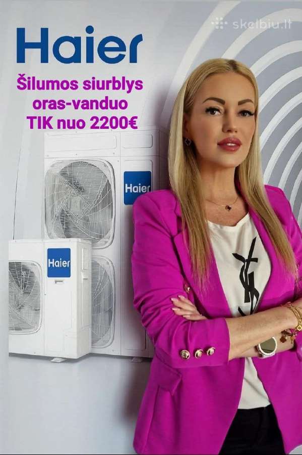 Haier Super Aqua šilumos siurblys oras-vanduo - nuotraukos Nr. 3