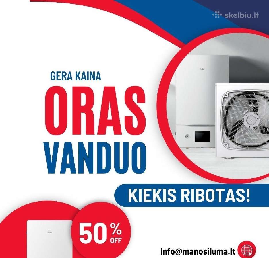Haier Super Aqua šilumos siurblys oras-vanduo