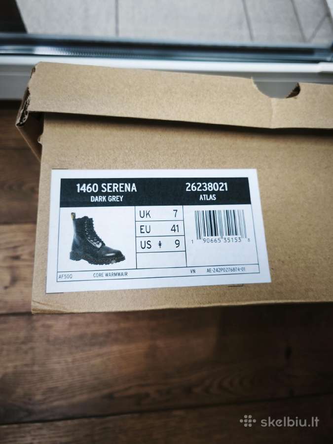 Dr. Martens Serena dark grey unisex batai 41 dydis - nuotraukos Nr. 5