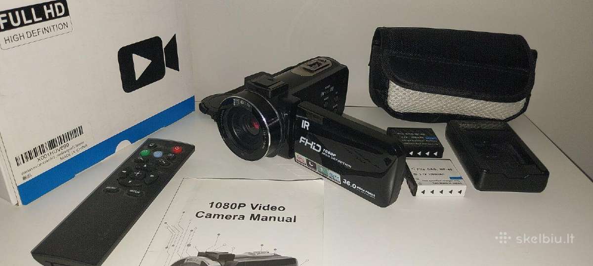 Full HD filmavimo kamera 16x zoom