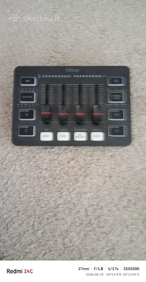 Fifine sound board - nuotraukos Nr. 2