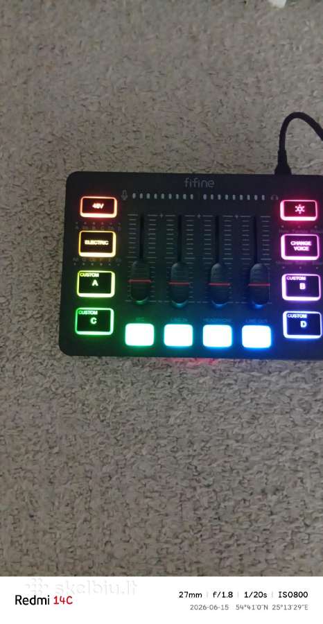 Fifine sound board - nuotraukos Nr. 3