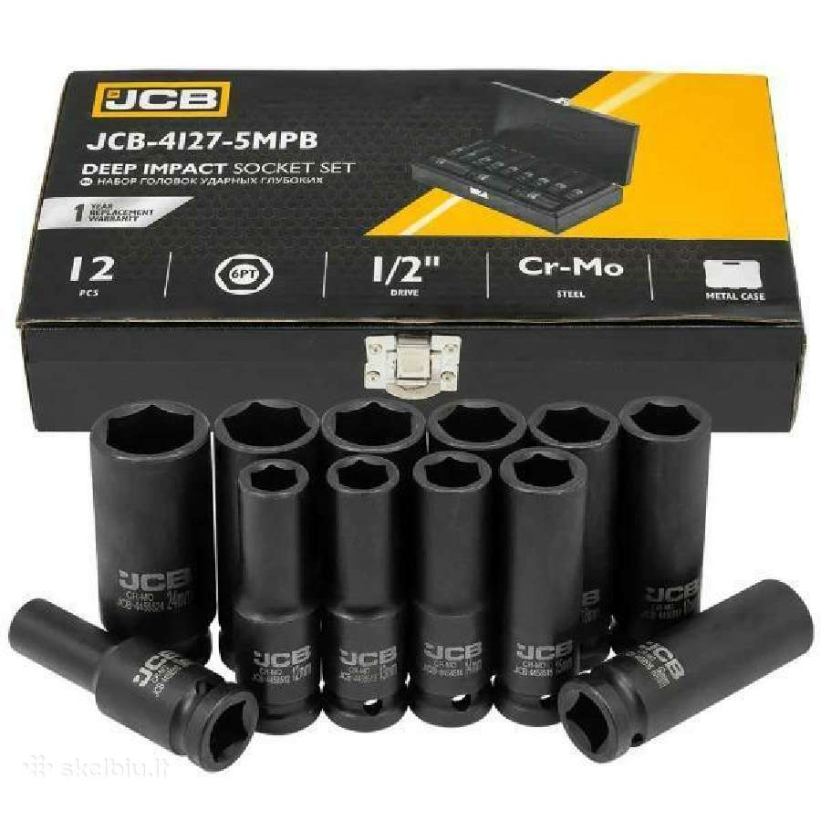 Galvučių komplektas JCB 1/2", 25€ - nuotraukos Nr. 2